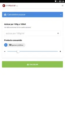 sinAzucar.Org android App screenshot 0